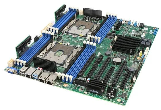 Intel Server Board S2600STQR - moederbord - Intel C628 - Intel Socket P socket - DDR4 RAM - SSI (Server)