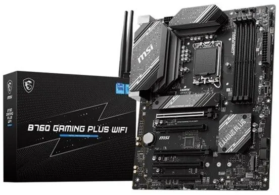 MSI B760 GAMING PLUS WIFI Moederbord - Intel B760 - Intel LGA1700 socket - DDR5 RAM - ATX
