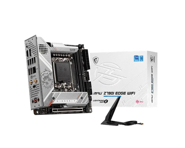 MSI MPG Z790I EDGE WIFI Moederbord - Intel Z790 - Intel LGA1700 socket - DDR5 RAM - Mini-ITX