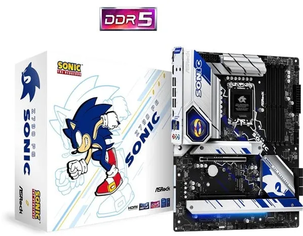 ASRock Z790 PG Sonic Moederbord - Intel Z790 - Intel LGA1700 socket - DDR5 RAM - ATX